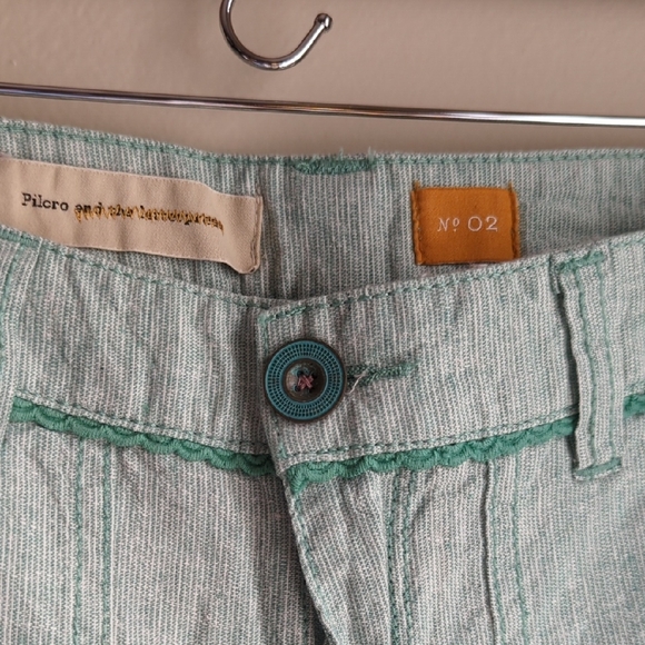 NWT Pilcro Light Green Wide Leg Pants Size 2/26 - Picture 3 of 9
